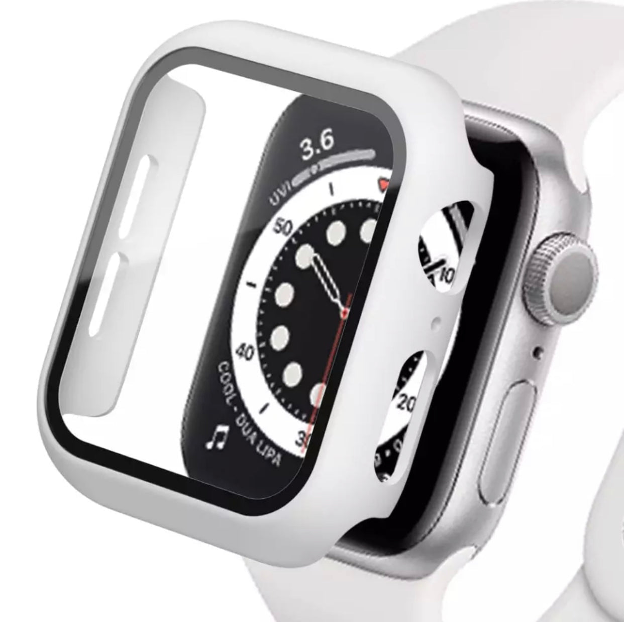 Premium Multi-Colour 2 in 1 Tempered Glass Shockproof Apple Watch Case- for selected Apple Watch in 44mm - Super Savings Technologies Co.,LTD Premium Multi-Colour 2 in 1 Tempered Glass Shockproof Apple Watch Case- for selected Apple Watch in 44mm - Super Savings Technologies Co.,LTD